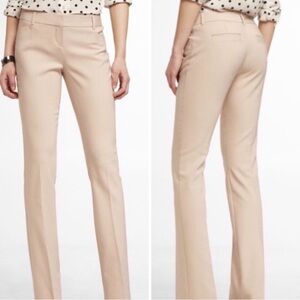 Express Columnist Barely Boot Mid Rise Pants